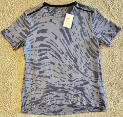 Nike Mens Large Dri-Fit Run Division Rise 365 Running T-Shirt DM4636-548 Marine