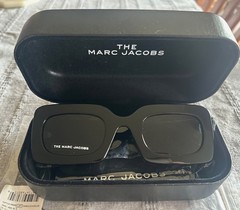 Marc Jacobs Black Shaded Rectangular Womens Sunglasses 488 N/S 50 27 145