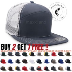 Men Snapback Hat Cotton Mesh Solid Flat Brim Women Baseball Cap Trucker Visor