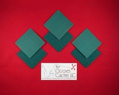Green Sew-on Hook and Loop for Attaching Patches to Venturing Shirts
