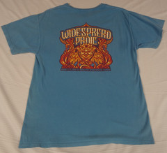 WIDESPREAD PANIC ST AUGUSTINE FL AUGUST 2019 BLUE MED T-SHIRT L712 (SPOT C PICS)