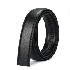 Luxury Men’s Automatic Buckle Belt Ratchet Strap Black Brown Leather Strap Jeans