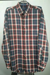 Pendleton Sir Pendleton Button Down 100% Virgin Wool Plaid Shirt Mens Sz LG