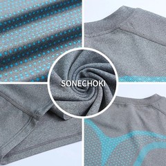 Men Compression Shirt Version Ionic Shaping Sleeveless Vest Sport Tank Top S-2XL