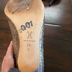 Cole Haan genuine python pointed toe pumps