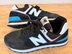 New Balance 574 Women’s Sneakers Black/Vibrant Sky/Pink (WL574CK2)