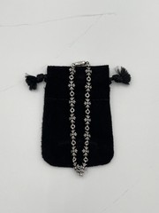 100% Authentic Chrome Hearts Tiny E Bracelet ( 14 Links )