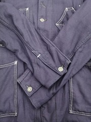 POST O’ALLS Engineer Jacket NVY Scratches Used