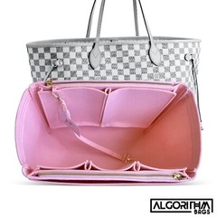 AlgorithmBags® for LV Neverfull MM Organizer Insert w/ YKK Zippers Liner Shaper