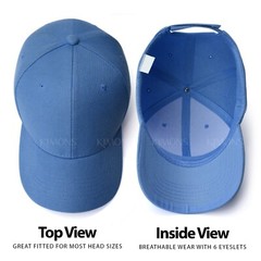 Premium Solid Plain Snapback Hat Blank Adjustable Baseball Cap Men 2026 VC
