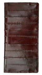 Genuine Eel Skin Simple Basic Checkbook Cover Holder by Marshal®